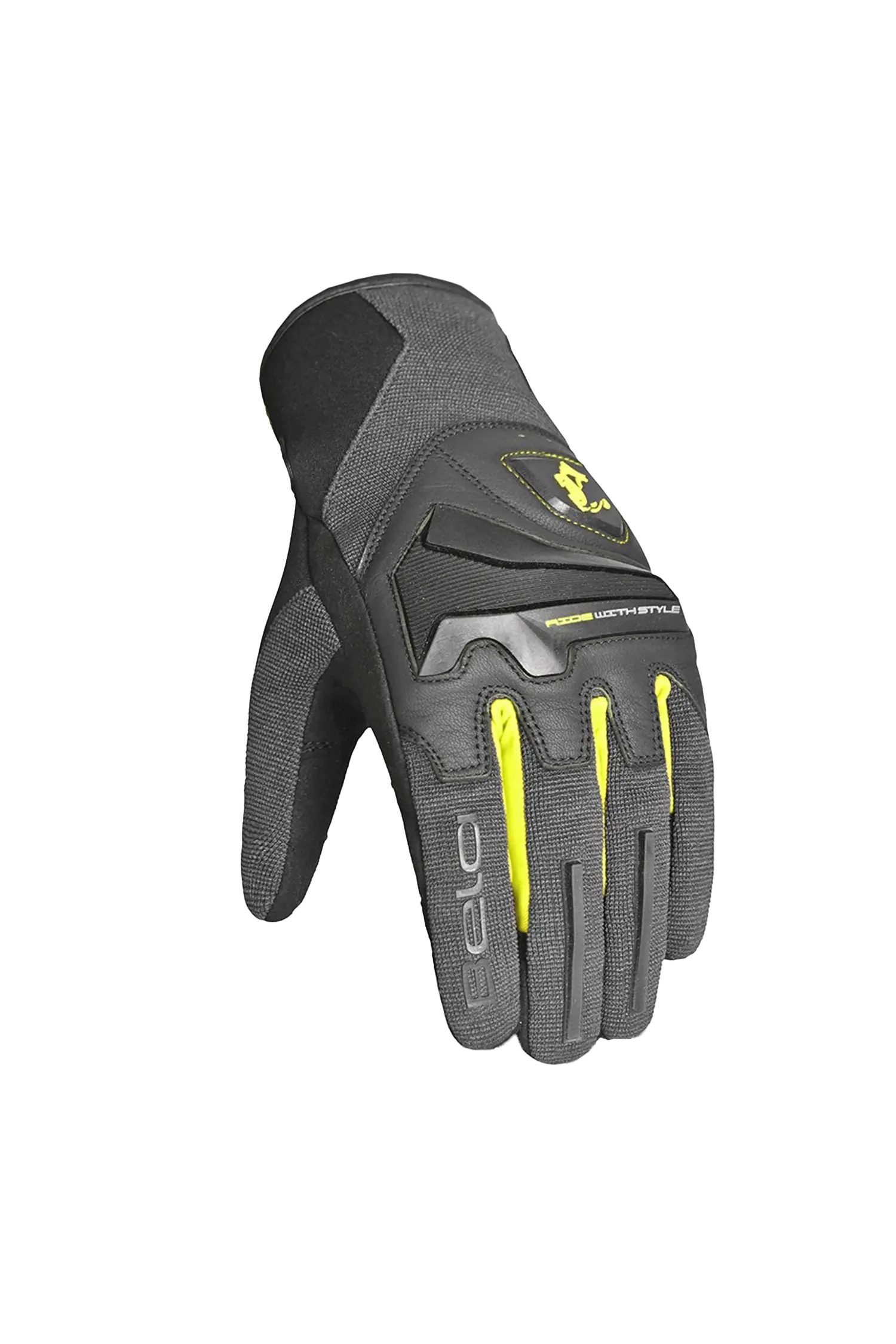 Bela star - GUANTO IN TESSUTO UOMO STAR GRIGIO/NERO/GIALLO 