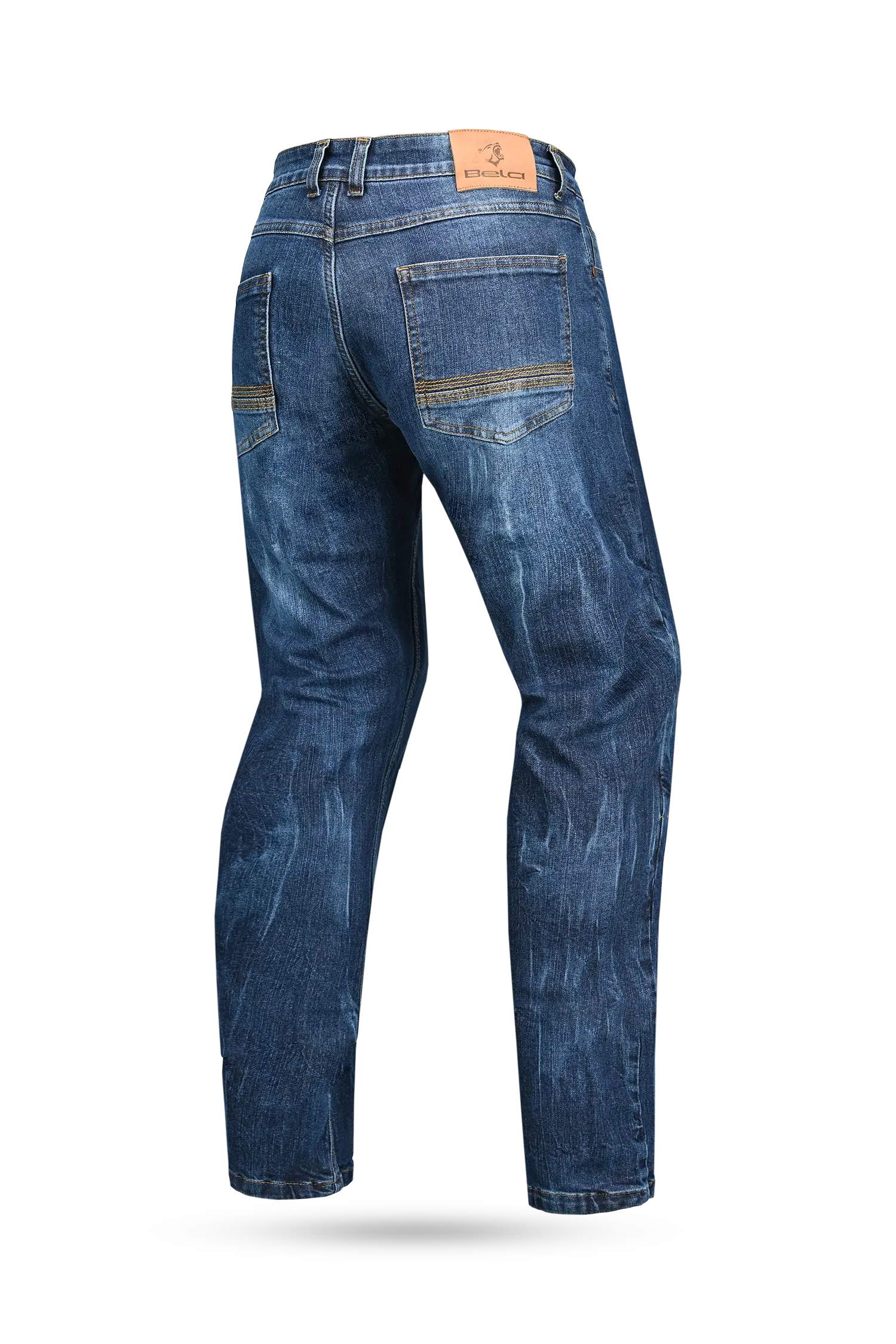 BELA - Pantalon Rio 34L Tie & DY Azzurro 