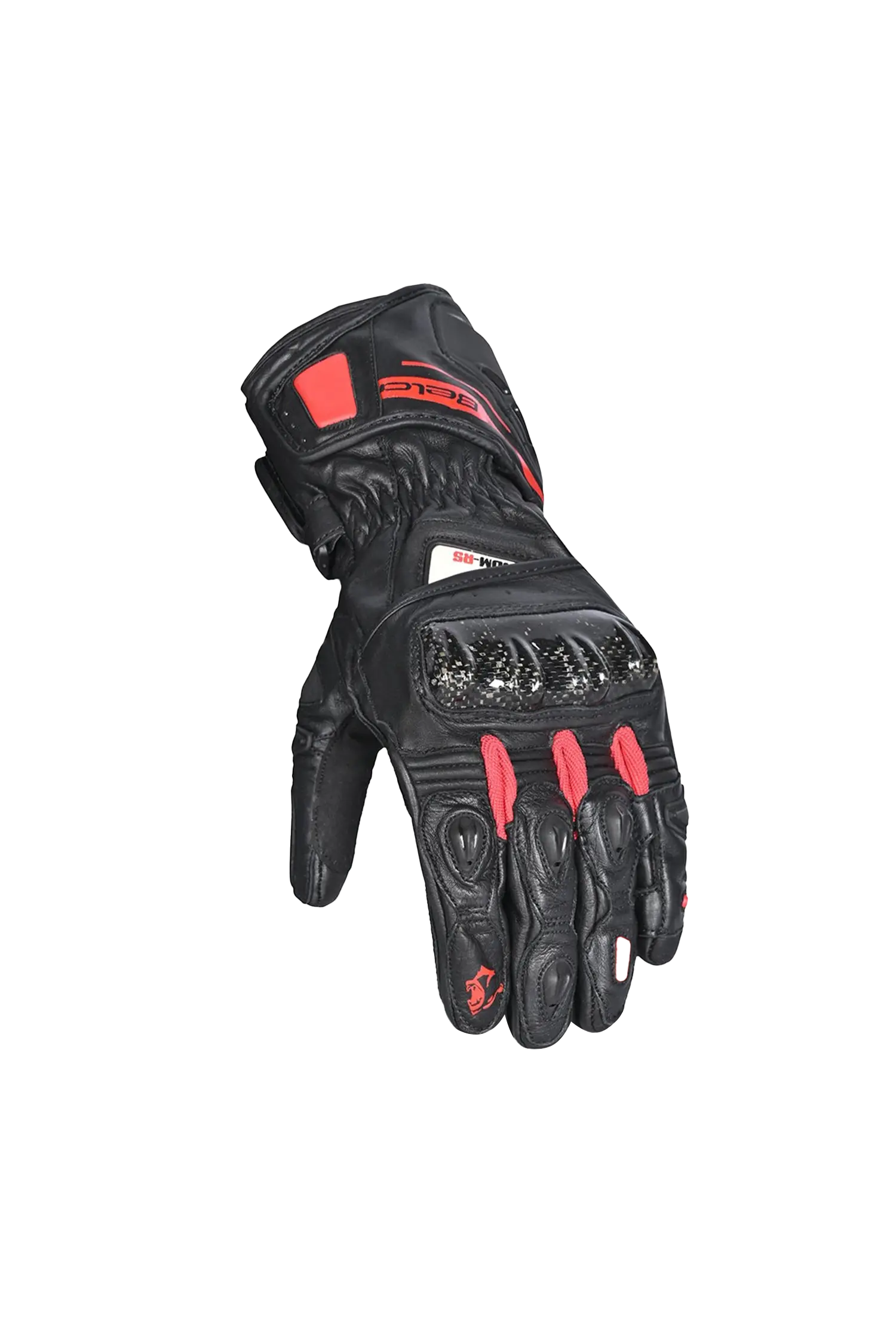 BELA Venom RS Guanti da corsa da Donna- Neri / Rosso 