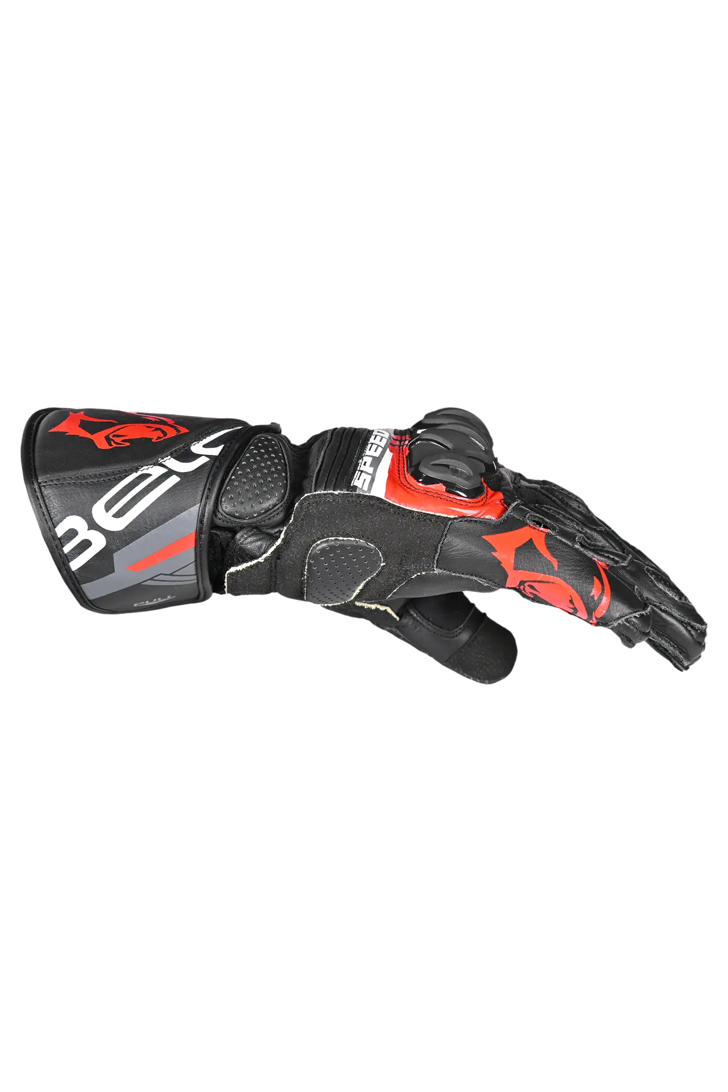 Bela Lemox Guanti para corsa nero rosso 