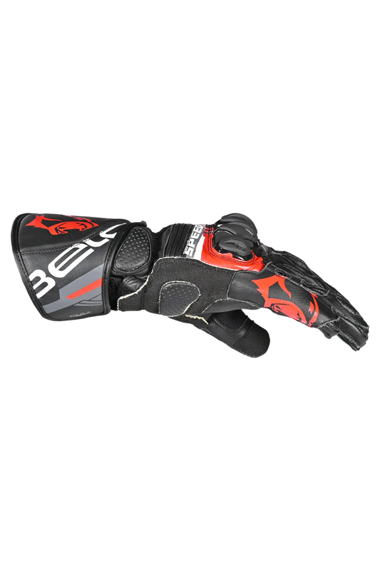 Bela Lemox Guanti para corsa nero rosso 