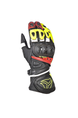 R-tech GP Racing  Guanti da corsa da uomo NERO/GIALLO 