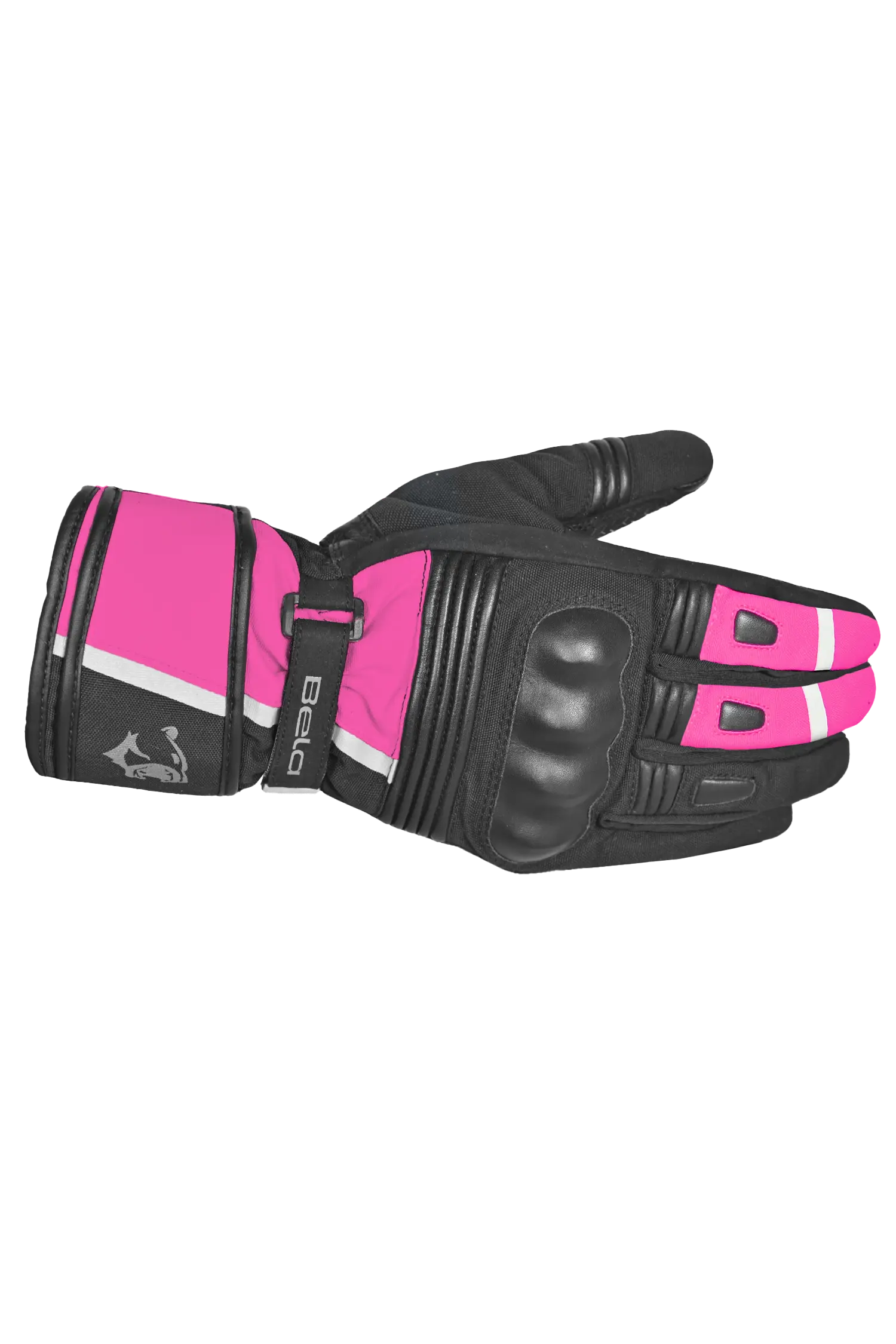 Bela Ice Winter WP Guanti Moto Donna Nero Rosa 