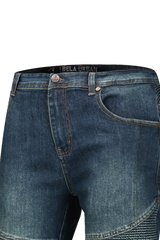 BELA - Pantalón Denim Jeans Urban Lady 32L Vintage Azul 