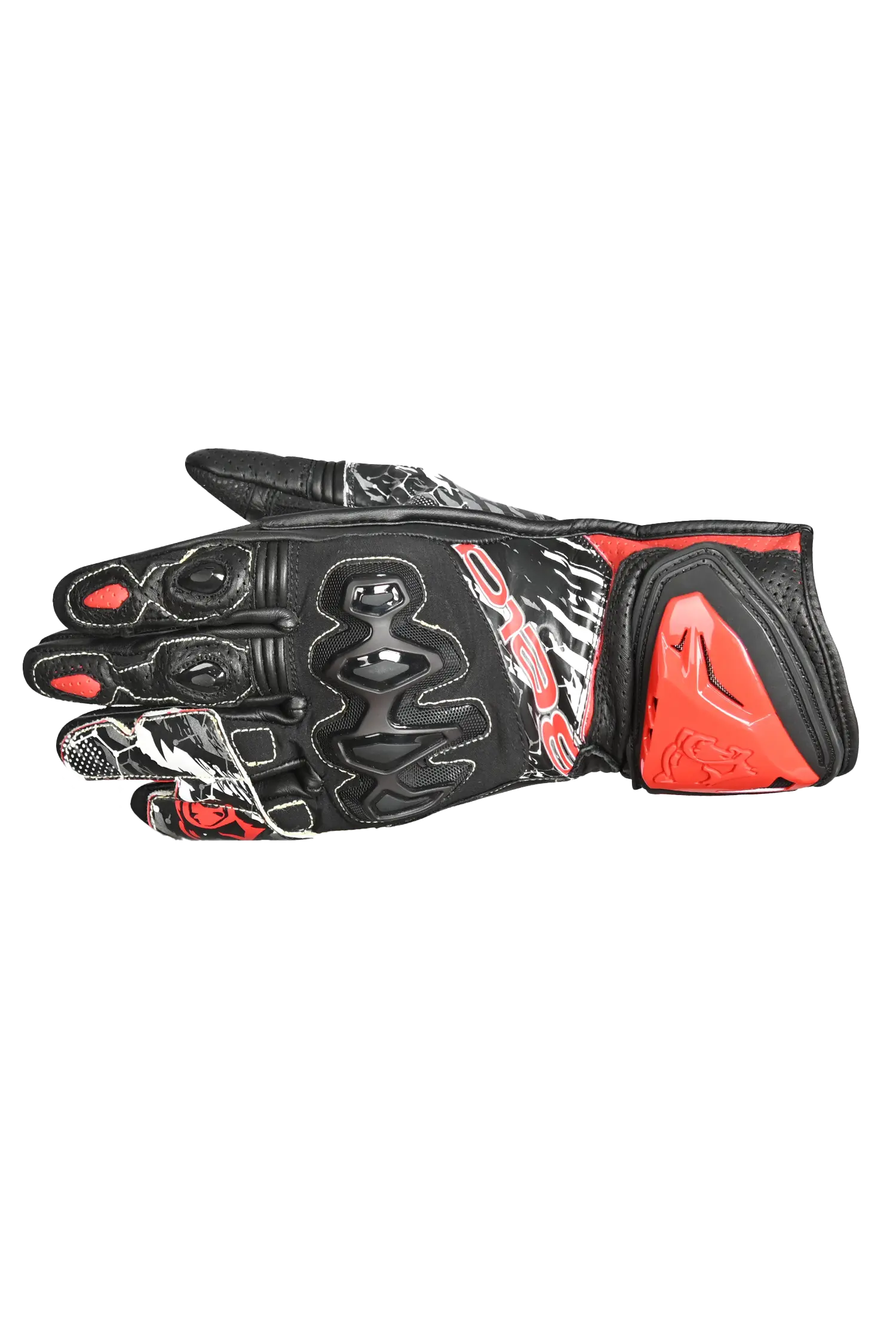 Bela - Armour Pro Glove Nero Rosso 