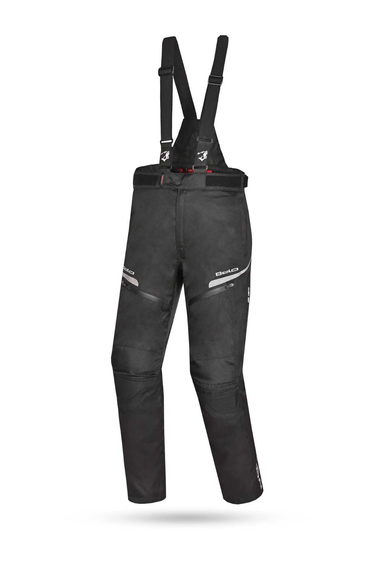 BELA - Pantalón Textil Calm Digger 34L Nero/Rojo 