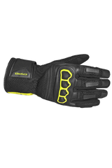 Bela Twix Donna Guanti Moto Nero Giallo 