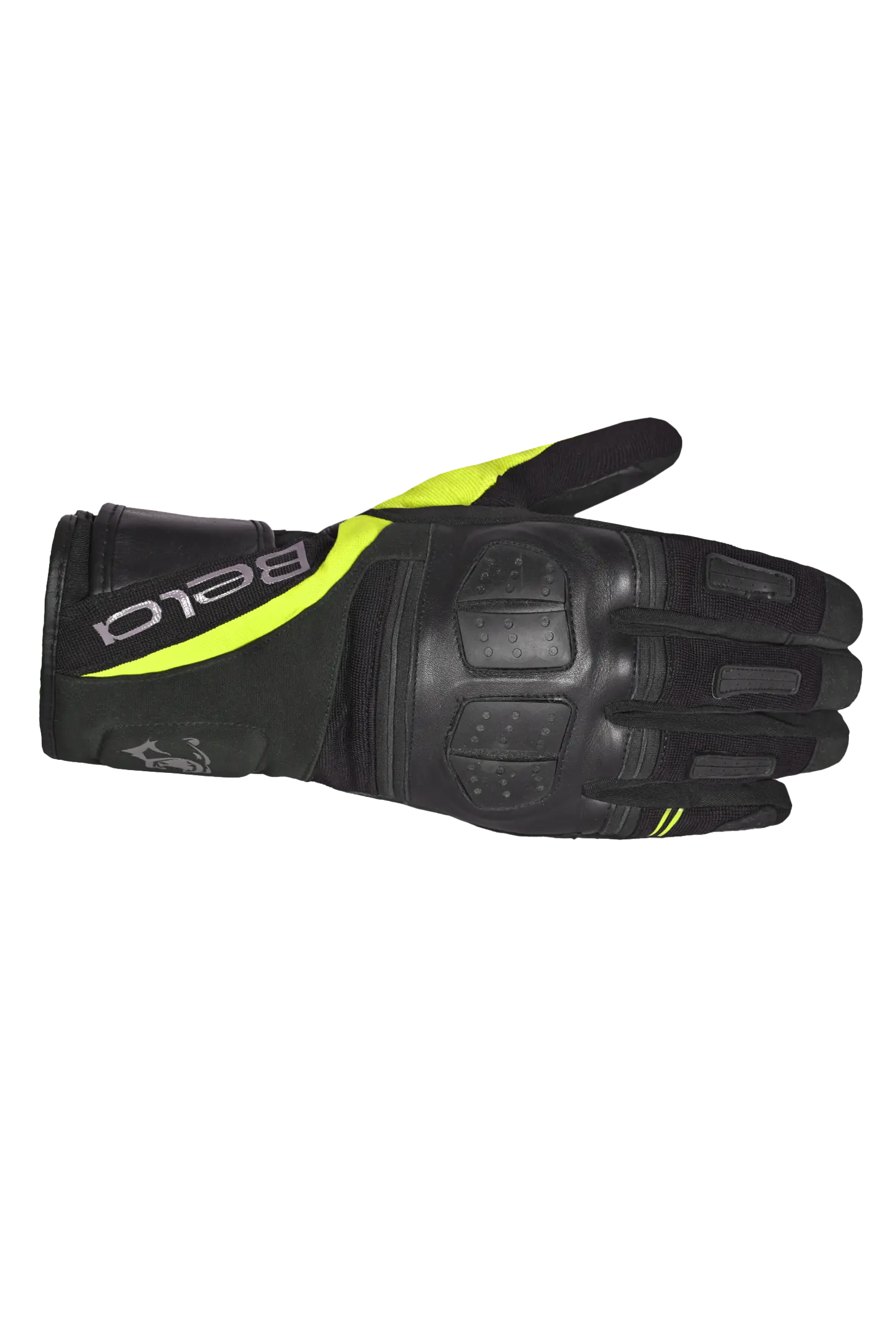 Bela Highway Guanti invernali da uomo Nero/Fluor giallo 