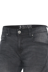 BELA Pantalon Rocker 30L Inseam Denim Jeans CE Nero 