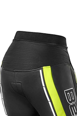 Bela Rocket Nero Giallo  donna Pantalone (Pelle Di Canguro Mix) 