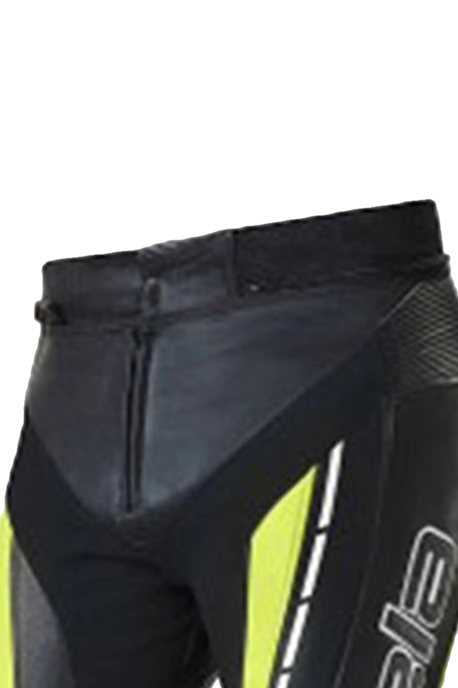 Bela Rocket Nero Giallo UOMO Pantalone (Pelle Di Canguro Mix) 