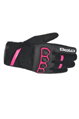 Bela Tracker Donna Guanti invernali da Moto Donna Nero/Rosa 