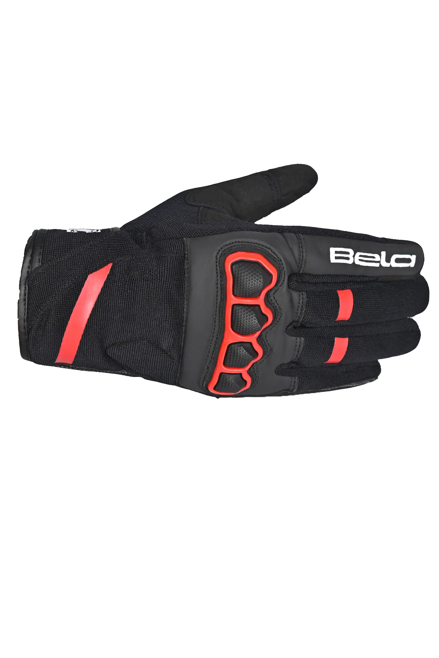 Bela Tracker Uomo Guanti invernali da Moto Uomo Nero/Rosso 