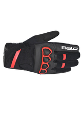 Bela Tracker Uomo Guanti invernali da Moto Uomo Nero/Rosso 