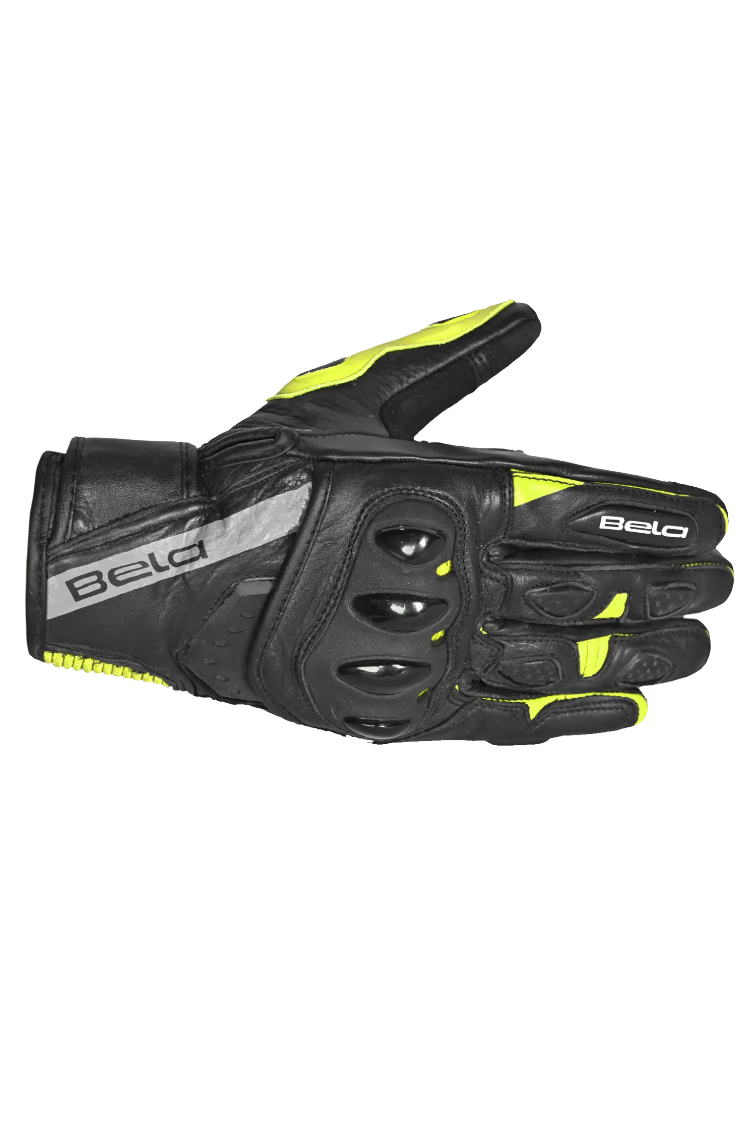 BELA Blast Guanti invernali pelle Nero/Giallo 