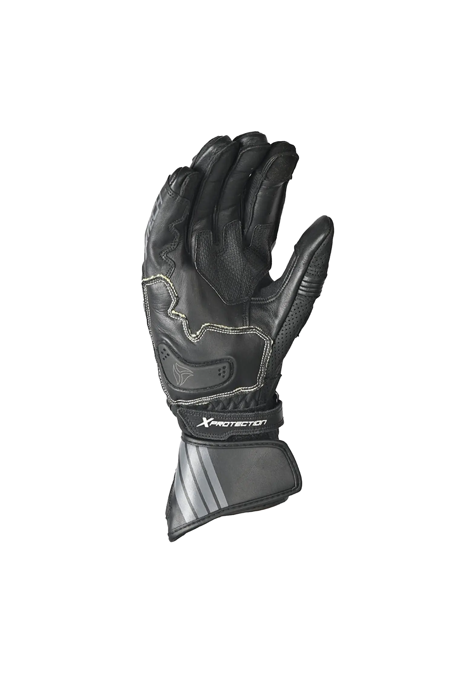 R-tech GP Racing  Guanti da corsa da uomo Neri Grigio 