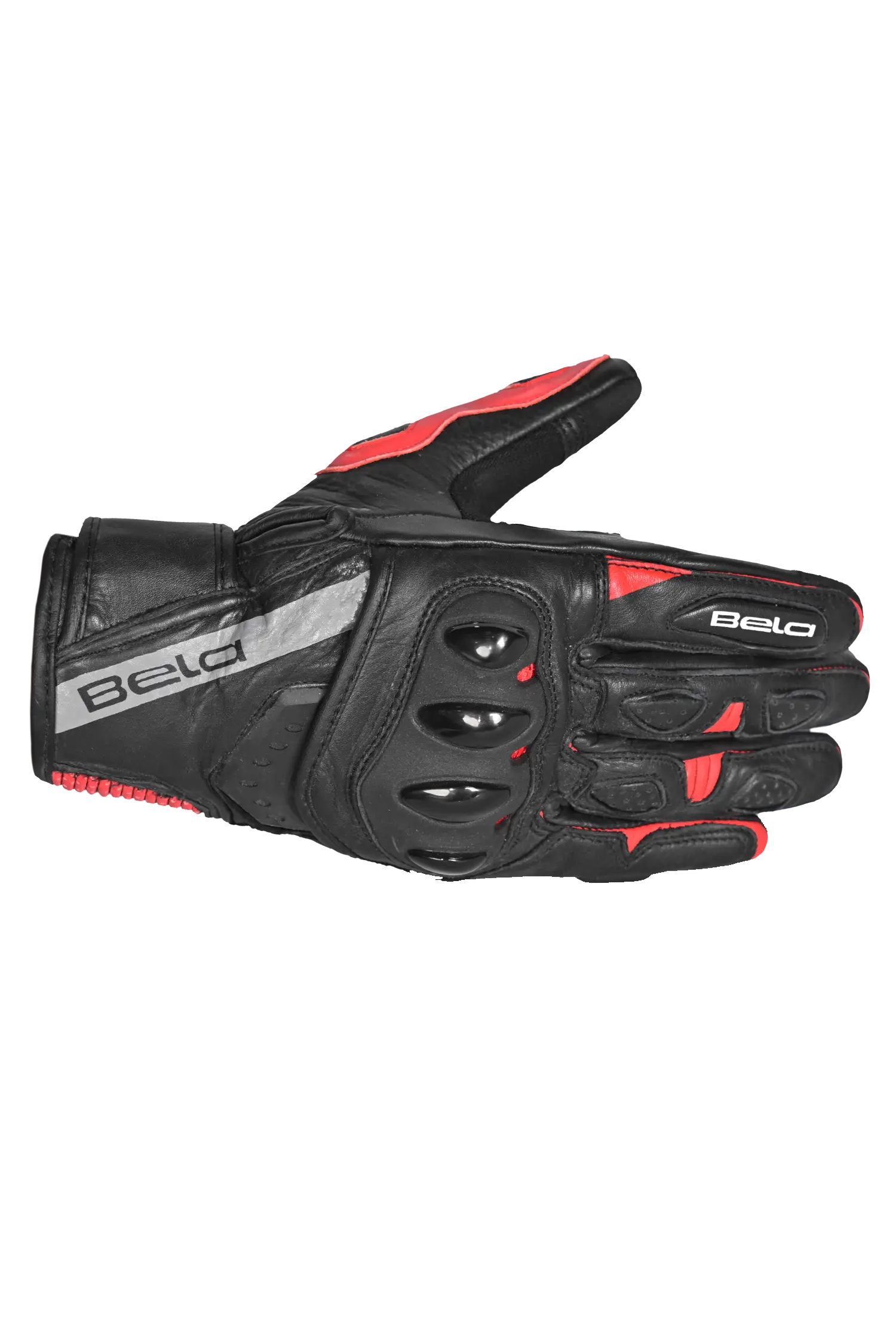 Bela Blast Guanti Uomo Estivi Pelle Nero/rosso 