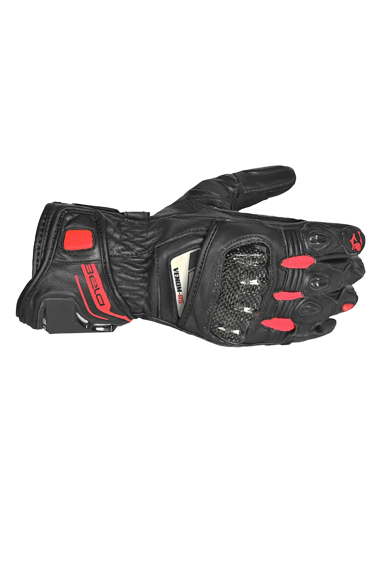 BELA Venom RS Guanti da corsa da Donna- Neri / Rosso 