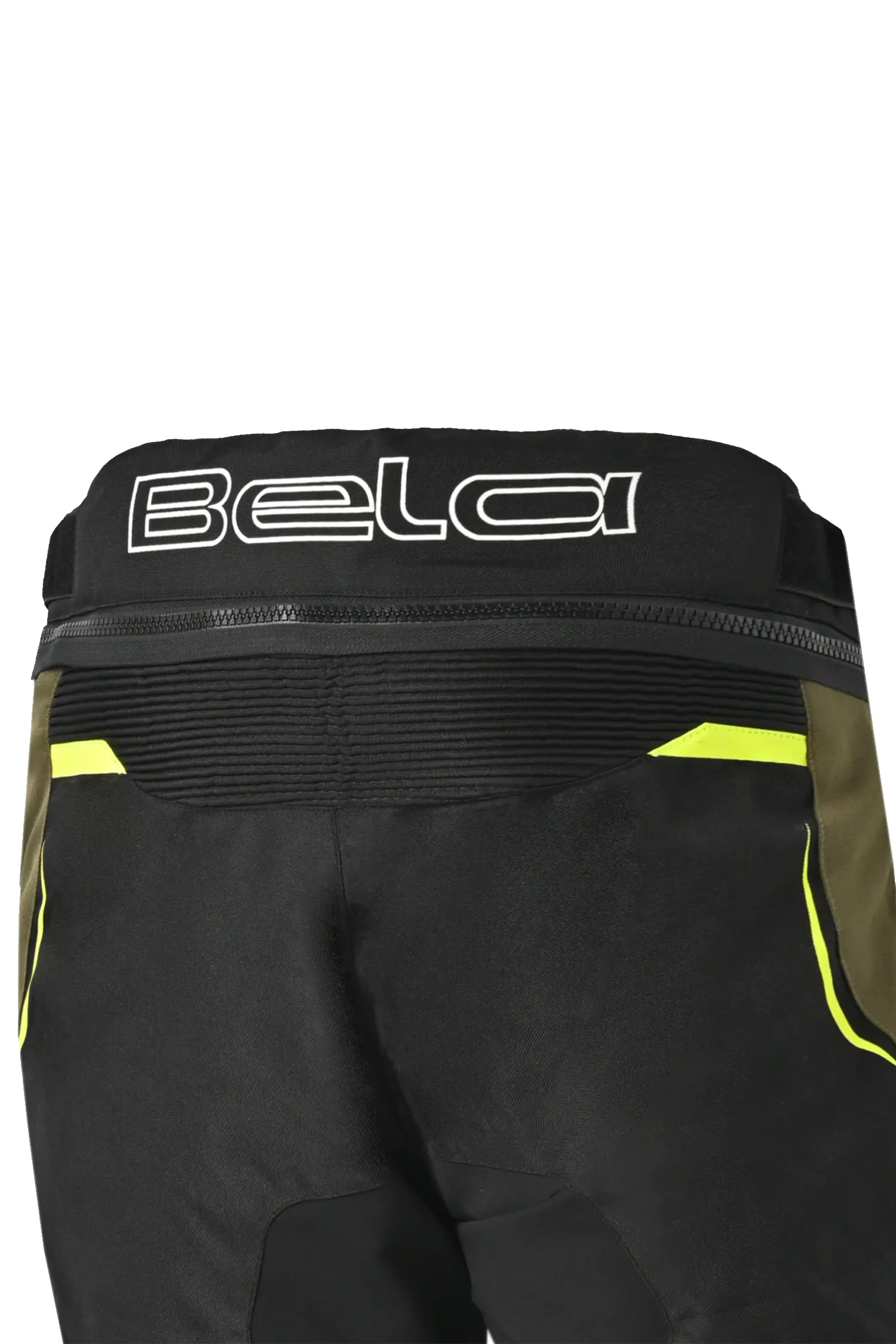 Bela Watson Pantaloni da moto touring Nero/Marrone/Giallo Fluor 