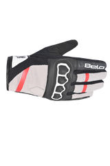Bela Tracker Men Guanti invernali da Moto Uomo Nero/Rosso/Bianco 