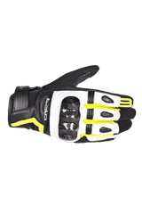 Bela - Guantes Piel Air Flow Lady Nero/blanco/amarillo 