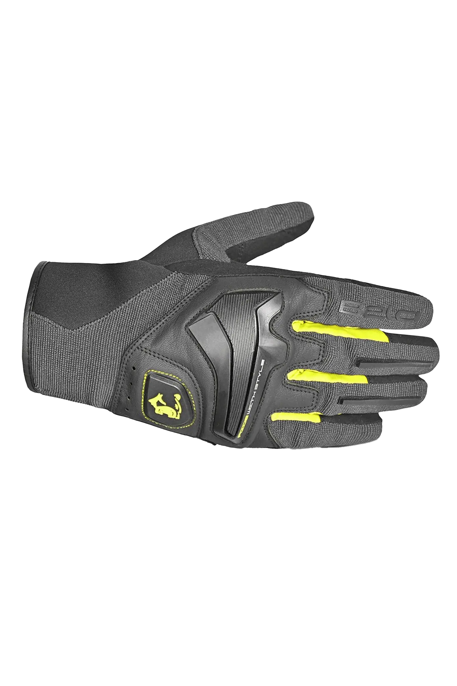 Bela star - GUANTO IN TESSUTO UOMO STAR GRIGIO/NERO/GIALLO 