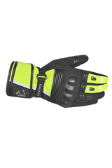 Bela Ice Winter WP Guanti Moto Nero/Giallo Fluor 