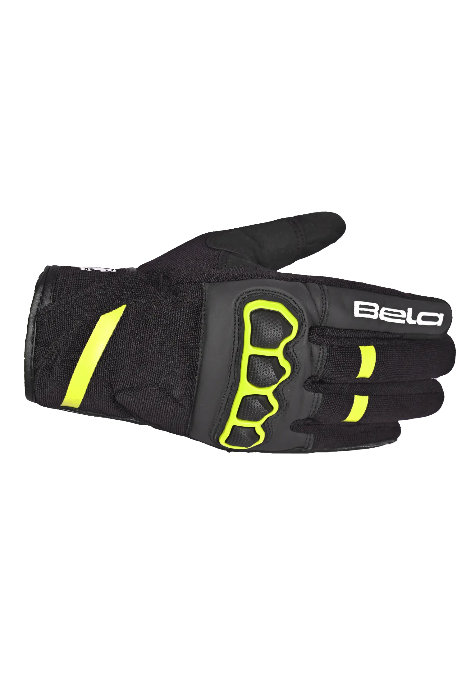 Bela Tracker Donna Guanti invernali da Moto Nero/Giallo 