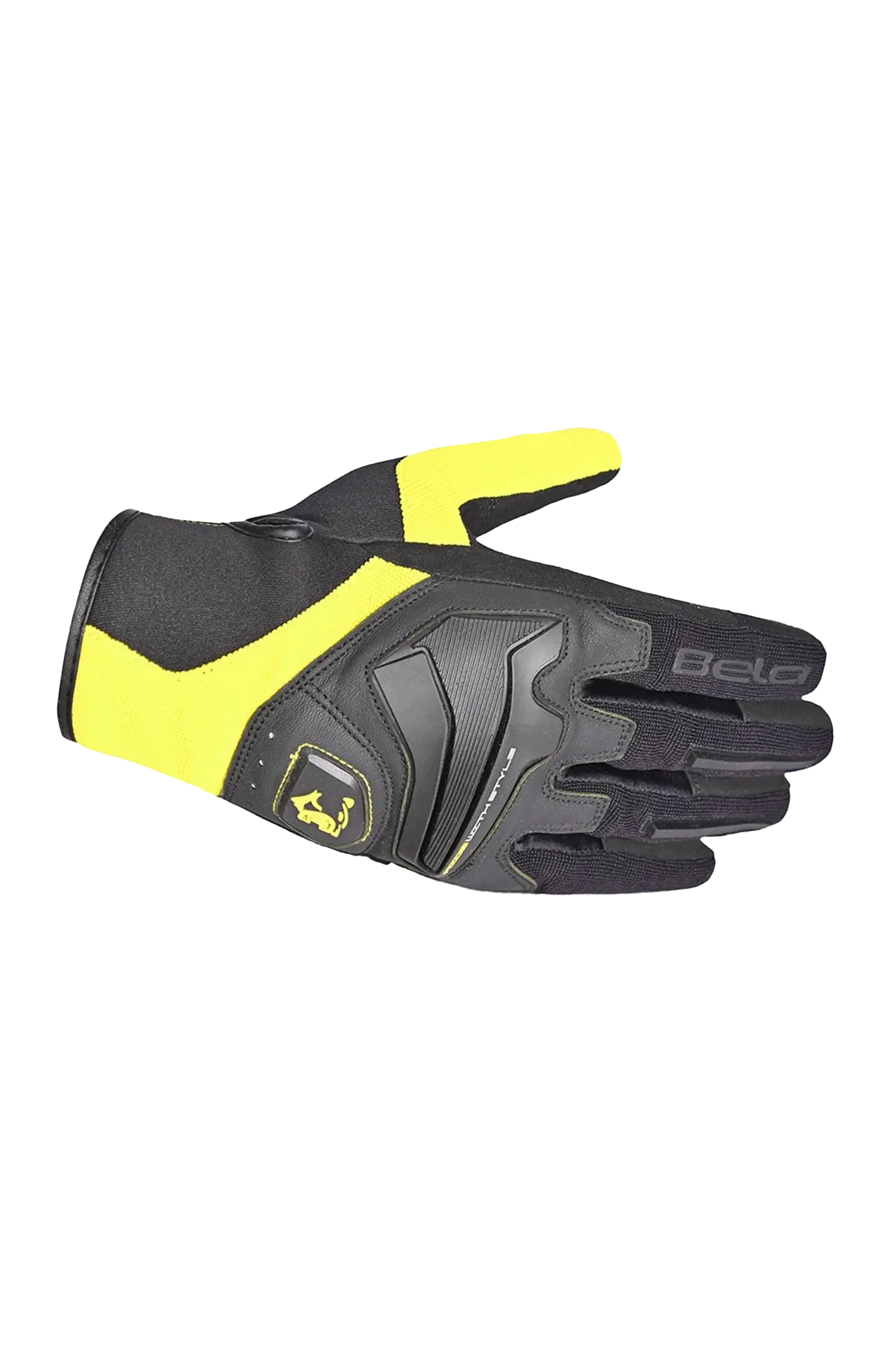 Bela Man Star Guanto Da Moto Giallo/Nero 