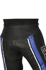 Bela Rocket Nero BLU donna Pantalone (Pelle Di Canguro Mix) 