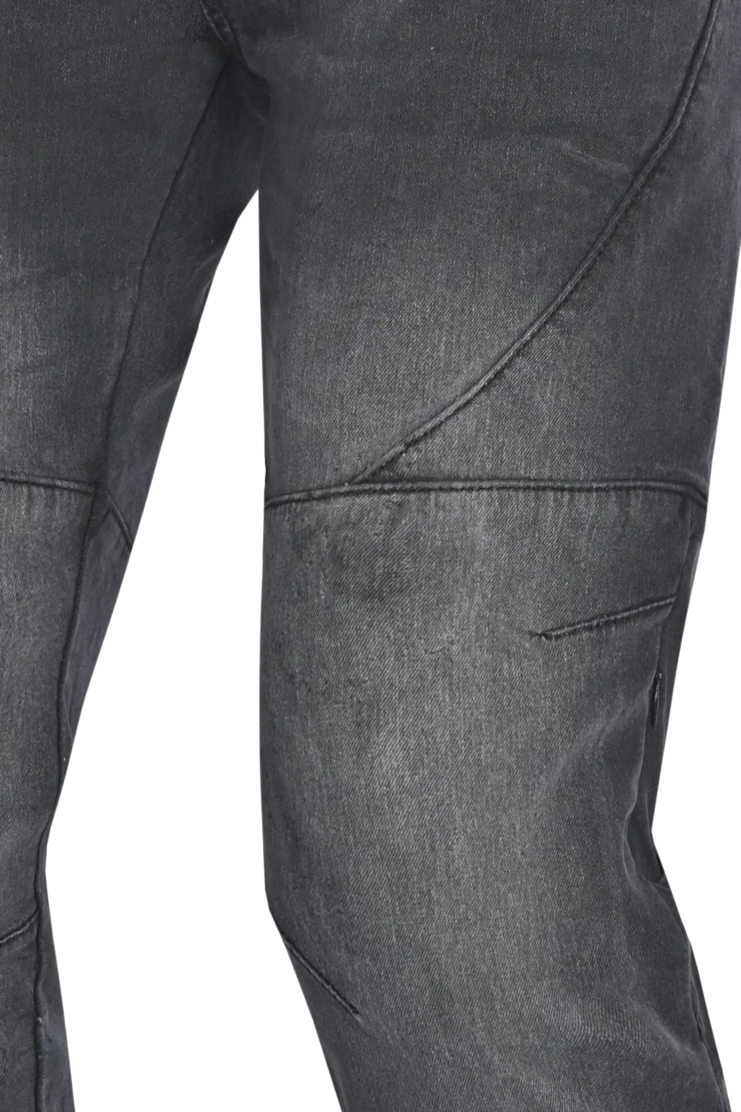 BELA Pantalon Rocker 30L Inseam Denim Jeans CE Nero 