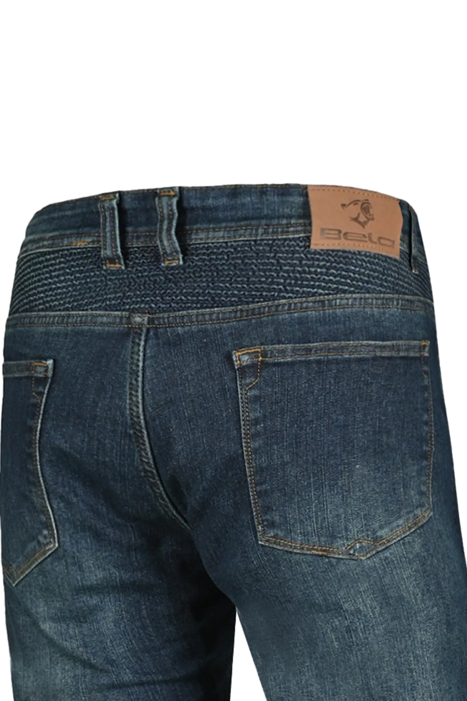 BELA - Pantalón Denim Jeans Urban Lady 32L Vintage Azul 