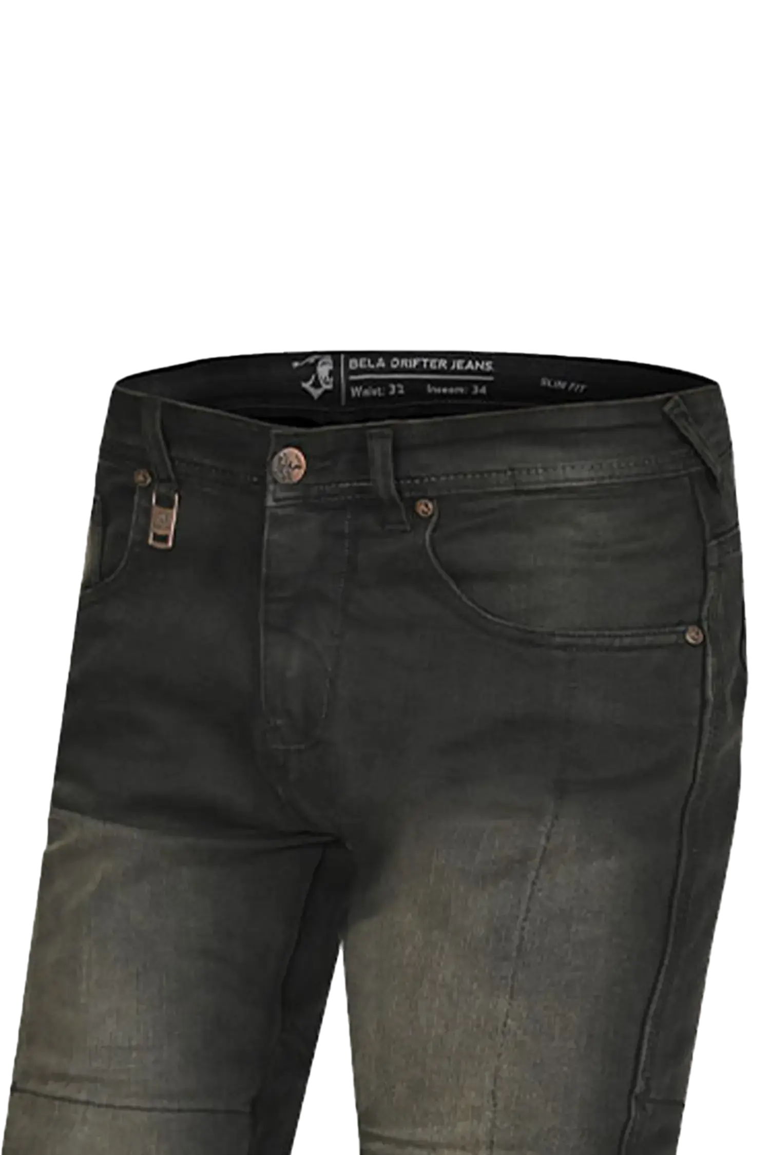 Bela - Pantalon Drifter Nero Khaki Tint 34L 