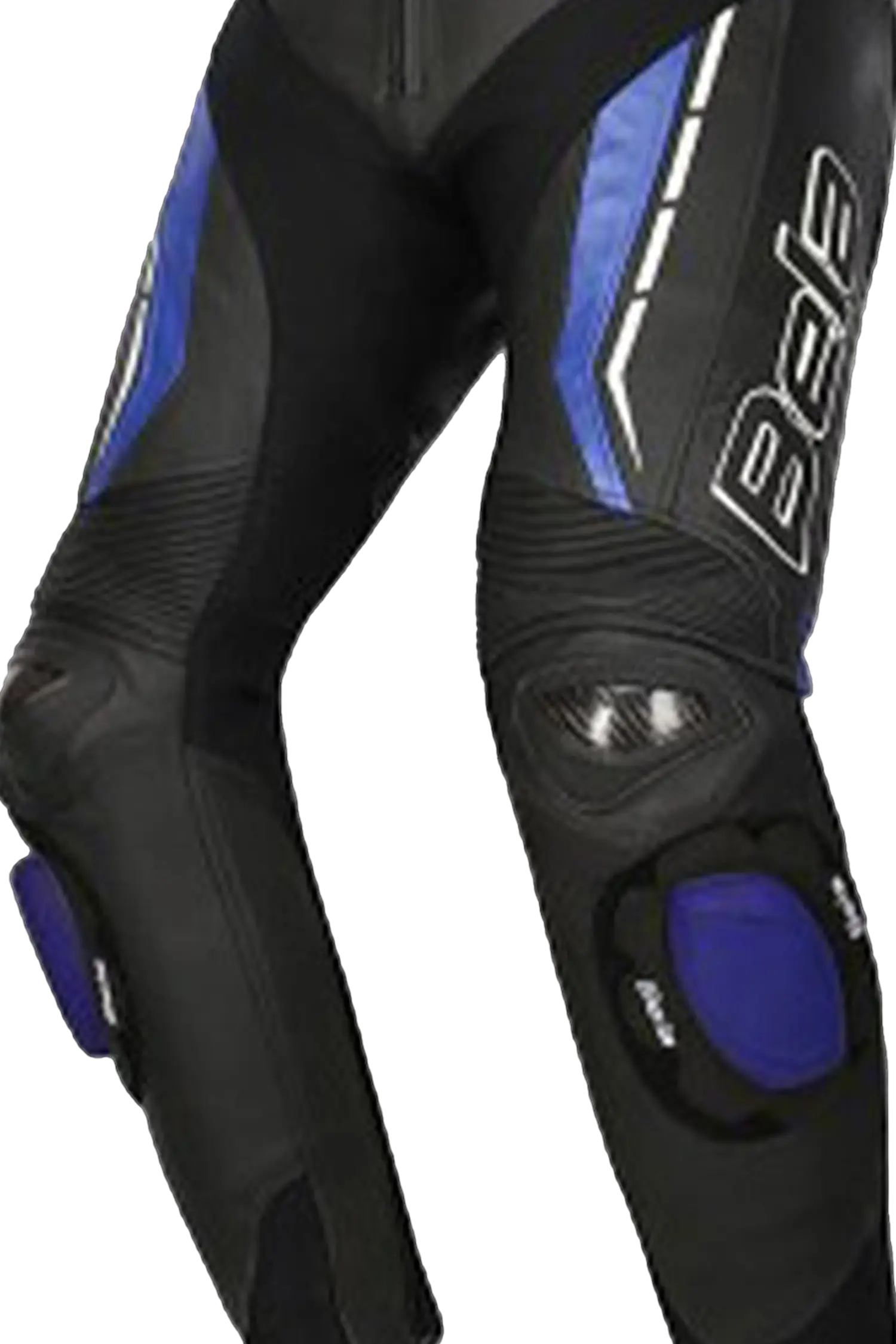 Bela Rocket Nero BLU donna Pantalone (Pelle Di Canguro Mix) 