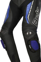 Bela Rocket Nero BLU donna Pantalone (Pelle Di Canguro Mix) 