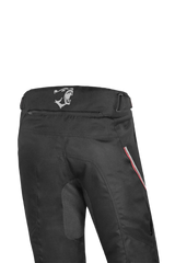 BELA - Pantaloni Calm Digger 30L in tessuto nero/rosso 