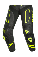 R-Tech rising star Kangaroo Mix Tuta Moto Pelle Racing Intera Nero/Giallo 