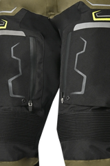 Bela Watson Pantaloni da moto touring Nero/Marrone/Giallo Fluor 