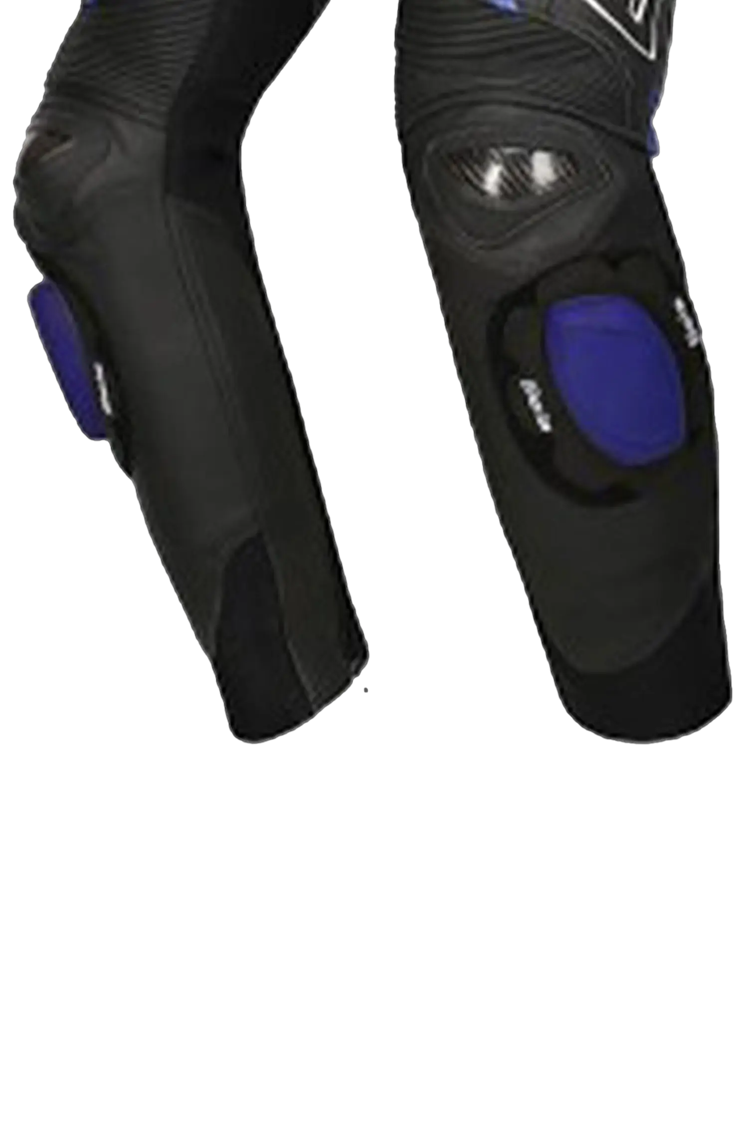 Bela Rocket Nero BLU donna Pantalone (Pelle Di Canguro Mix) 