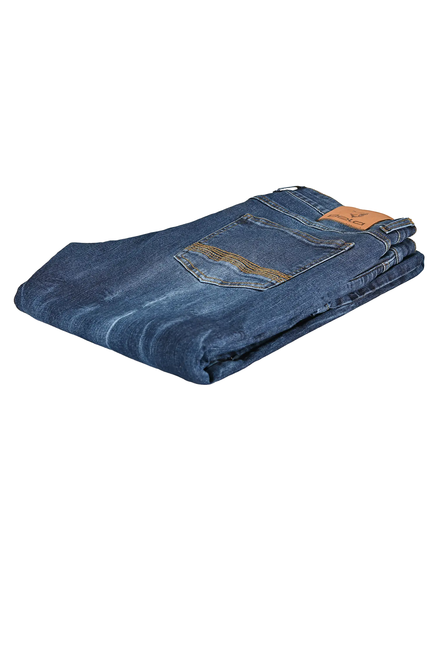 BELA - Pantalon Rio 34L Tie & DY Azzurro 
