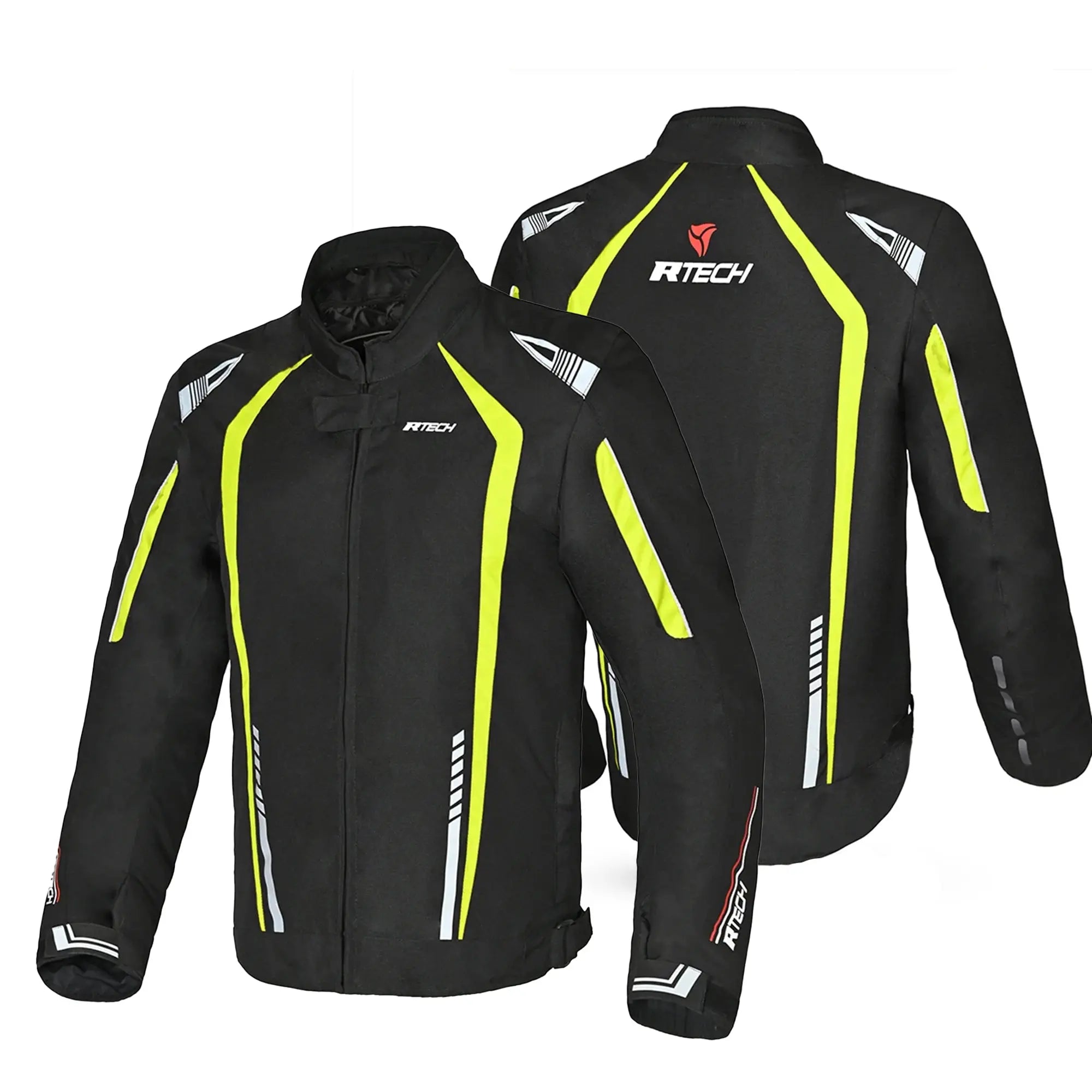 R-TECH - Giacca in tessuto Marshal donna Nera/Giallo Fluo 