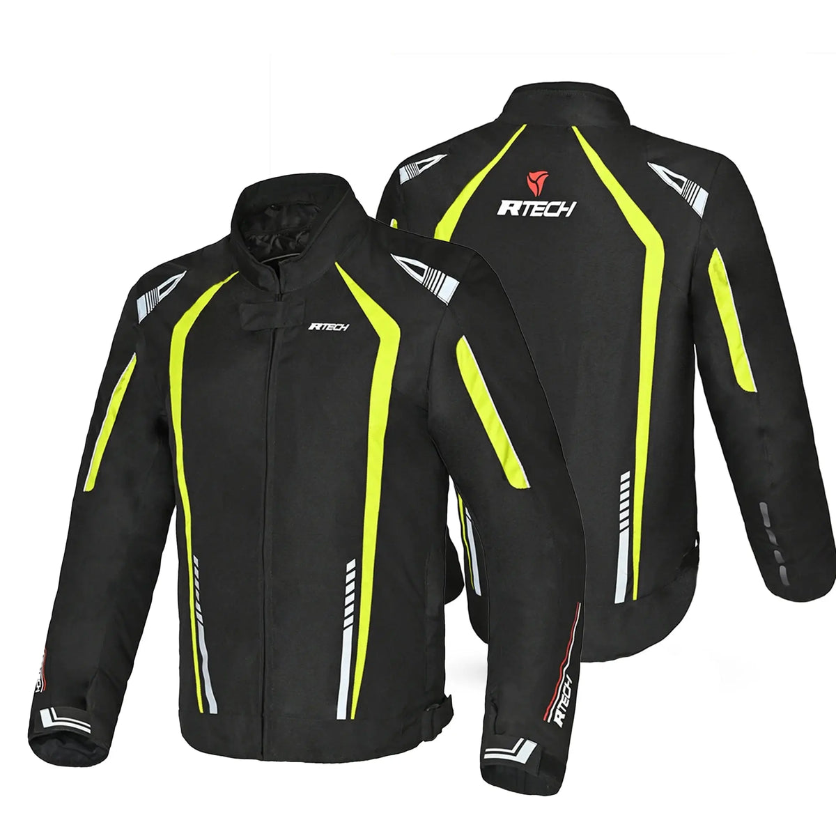 R-TECH - Giacca in tessuto Marshal donna Nera/Giallo Fluo 
