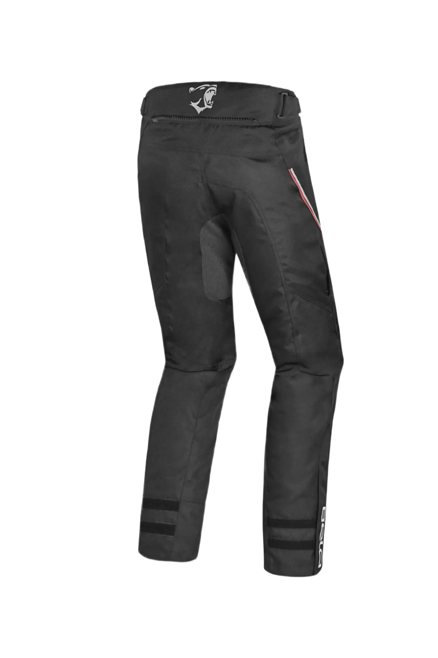 BELA - Pantaloni Calm Digger 30L in tessuto nero/rosso 