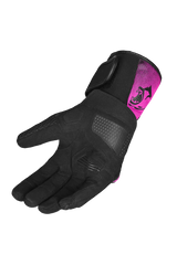 Bela Twix Donna Guanti Moto Nero Rosa 