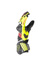R-tech GP Racing  Guanti da corsa da uomo NERO/GIALLO 