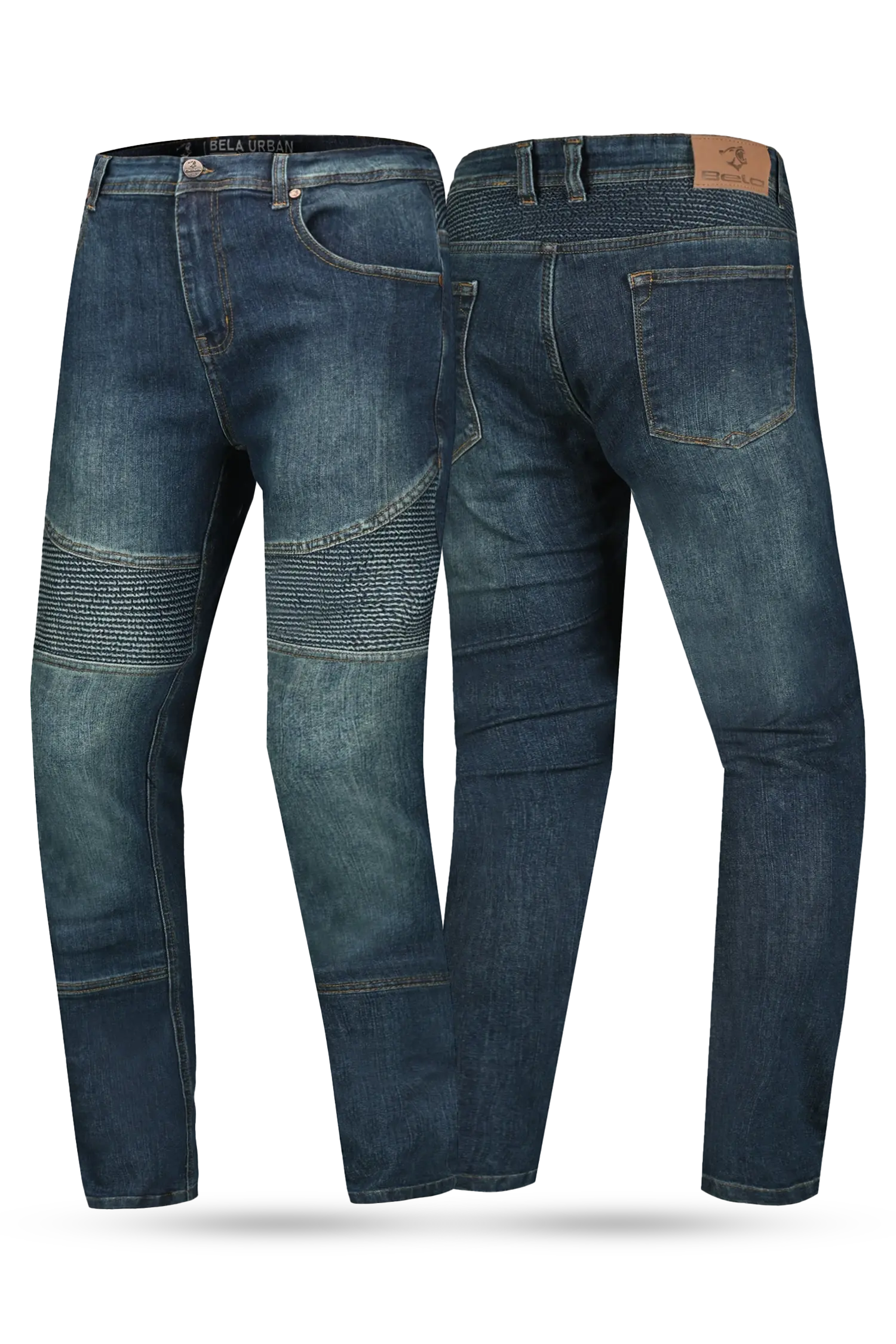 BELA - Pantalón Denim Jeans Urban Lady 32L Vintage Azul 