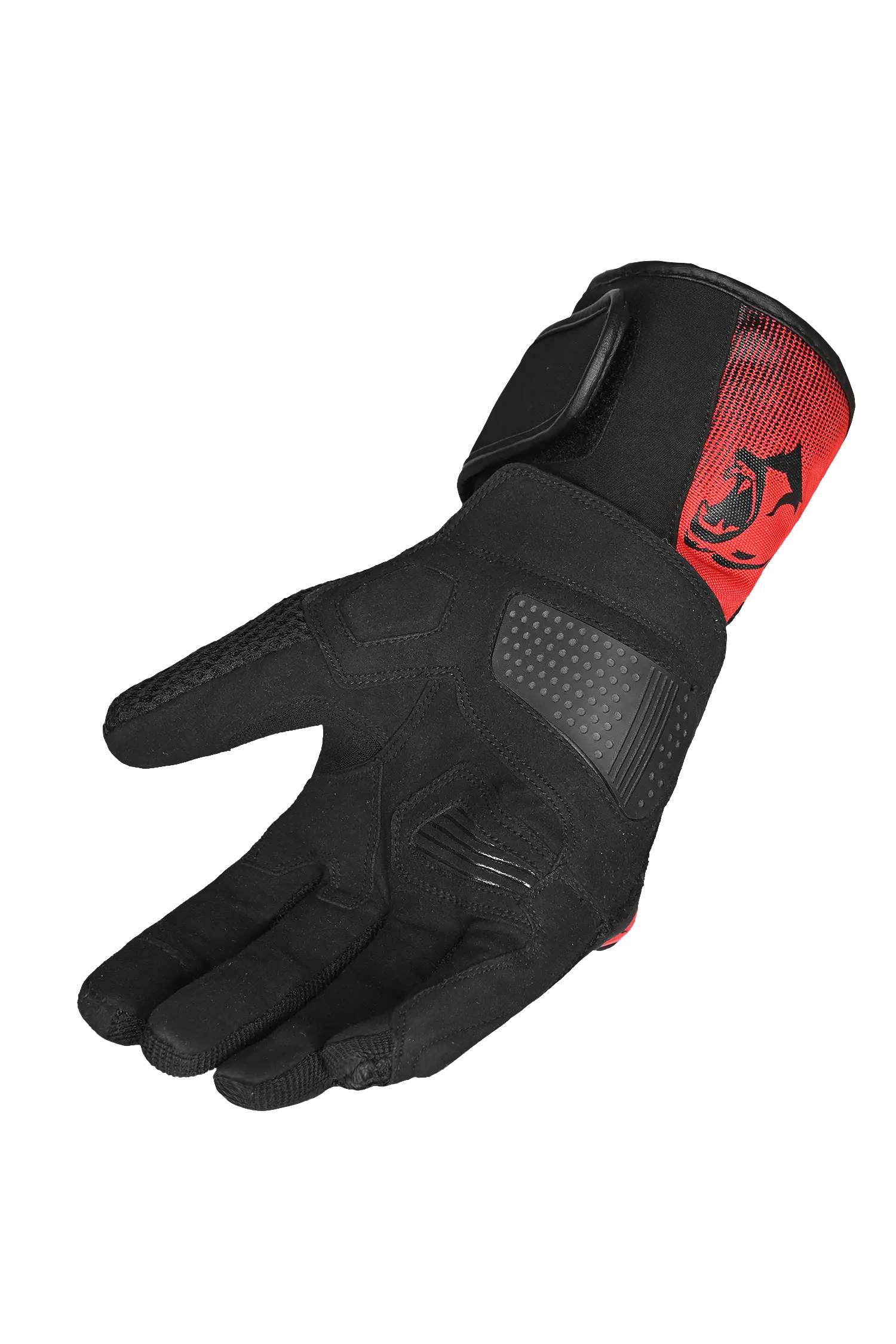 Bela Twix Men Guanti Moto Nero Rosso 