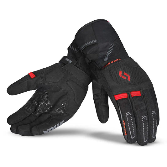 SHUA Snow Seal Winter Glove Nero Rosso 