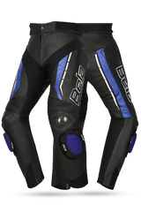 Bela Rocket Nero BLU donna Pantalone (Pelle Di Canguro Mix) 