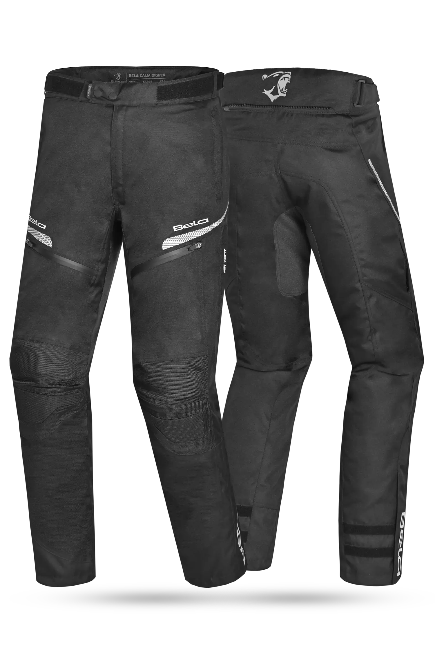 BELA - Pantalón Textil Calm Digger 34L Nero/F.Amarillo 